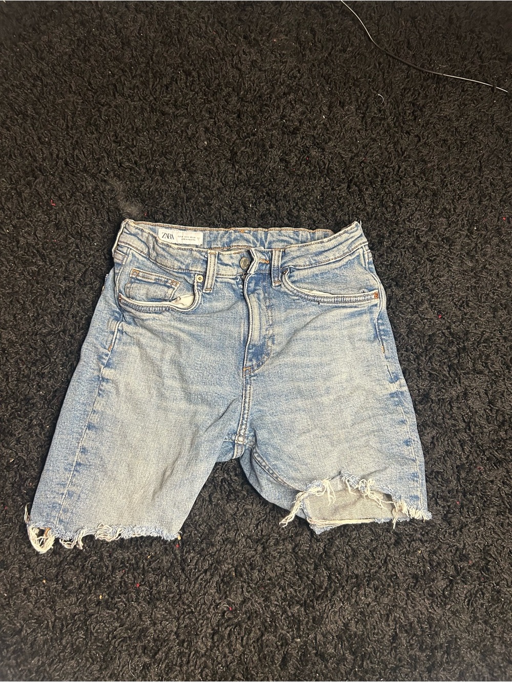 ZARA Light Wash Denim Shorts/jorts